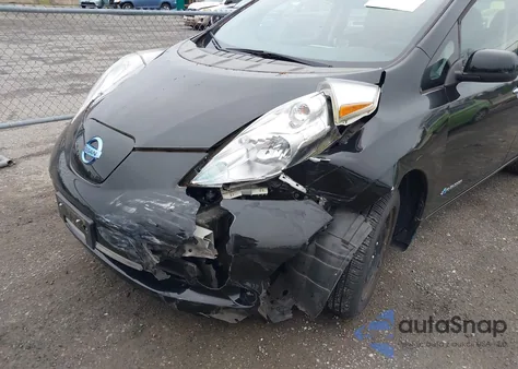 2017 Nissan Leaf S z USA, uszkodzony, nr VIN 1N4BZ0CPXHC301592